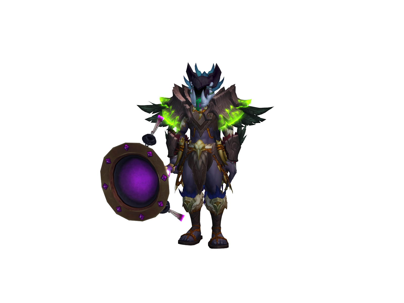 Coleydruid 3D character render