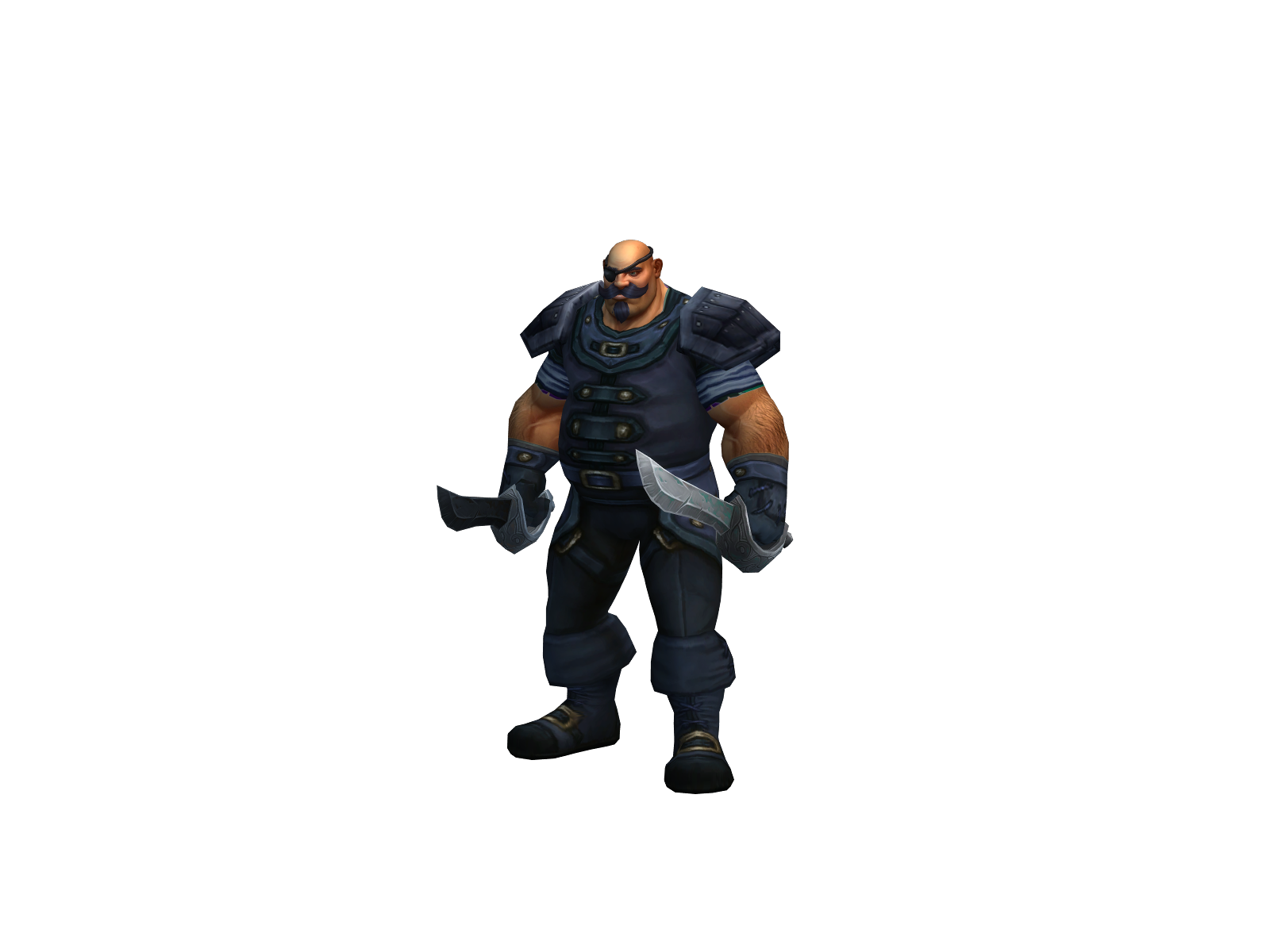 Knockout 3D character render
