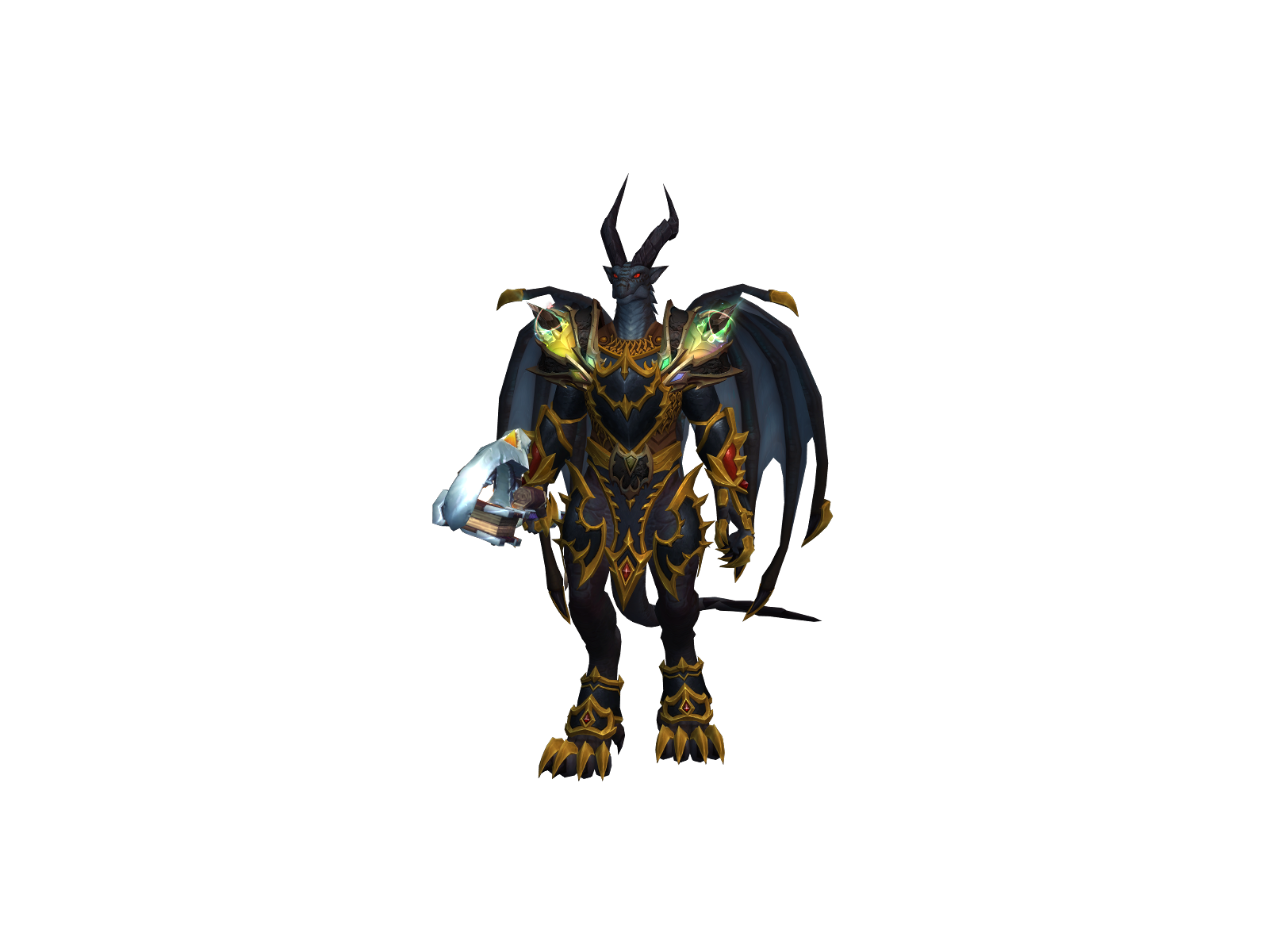Dracometeor 3D character render
