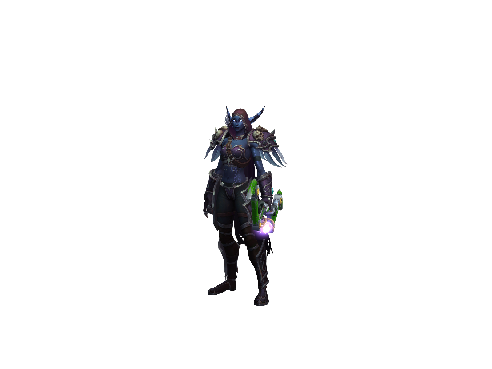 Blueberry 3D character render