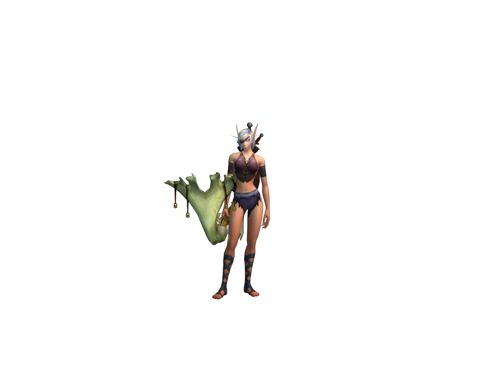 Chard 3D character render