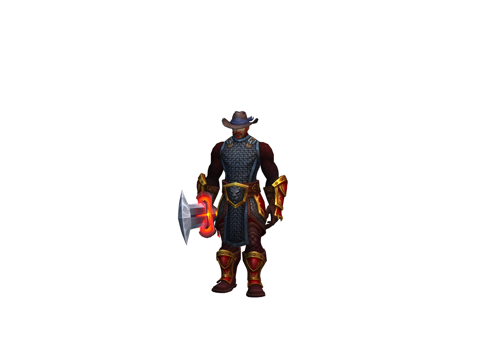 Drede 3D character render