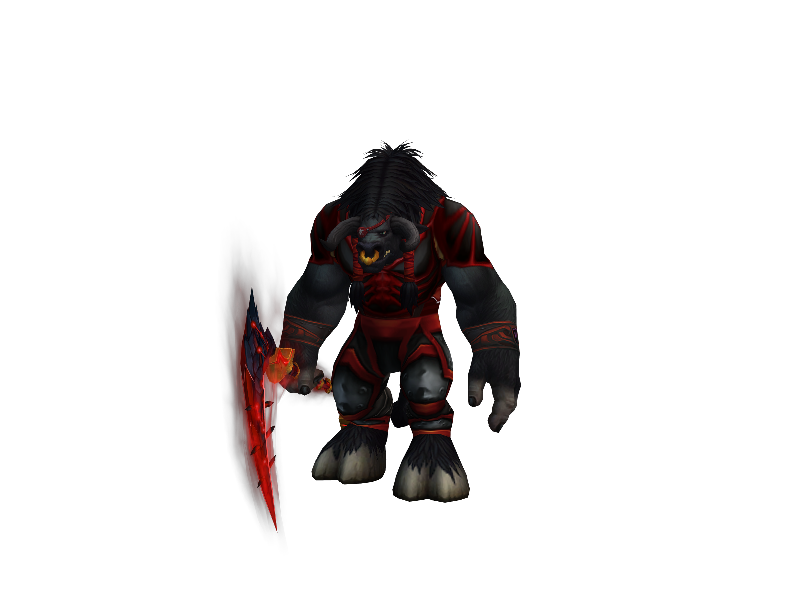 Mooser 3D character render
