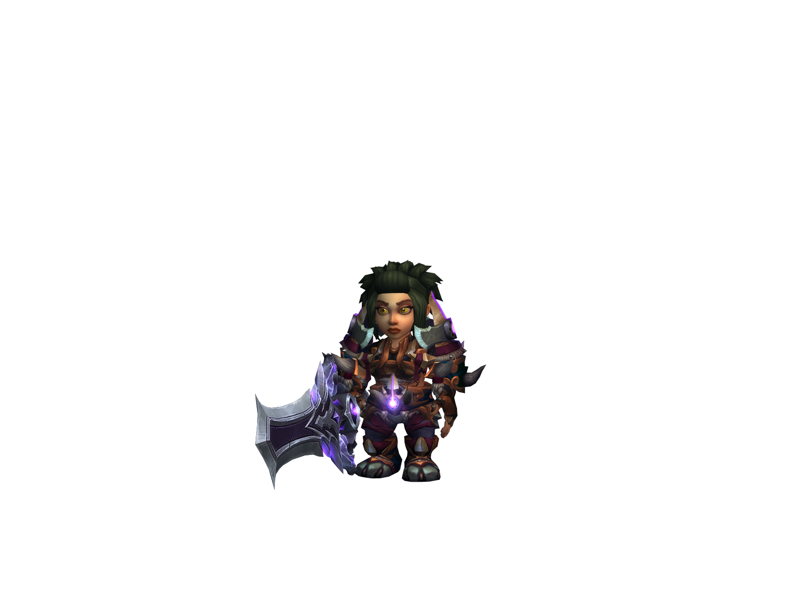 Smallmuff 3D character render