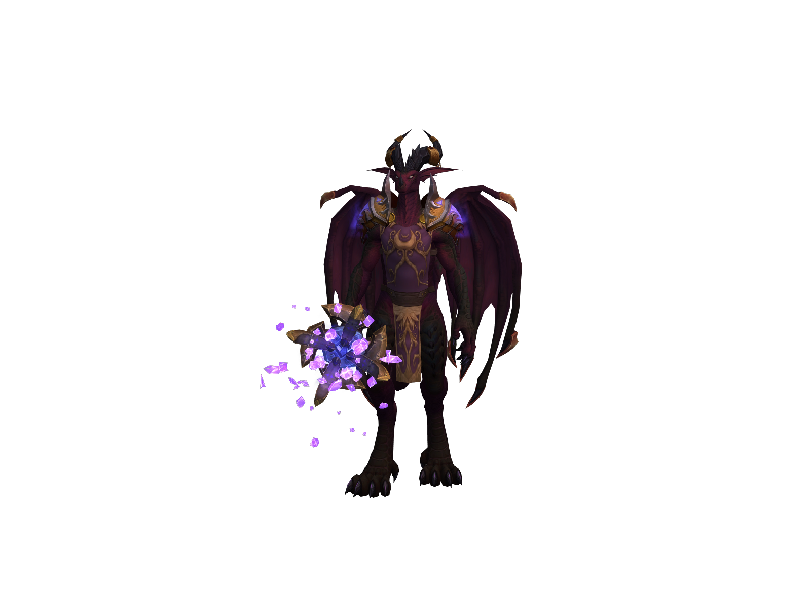 Dragonthese 3D character render