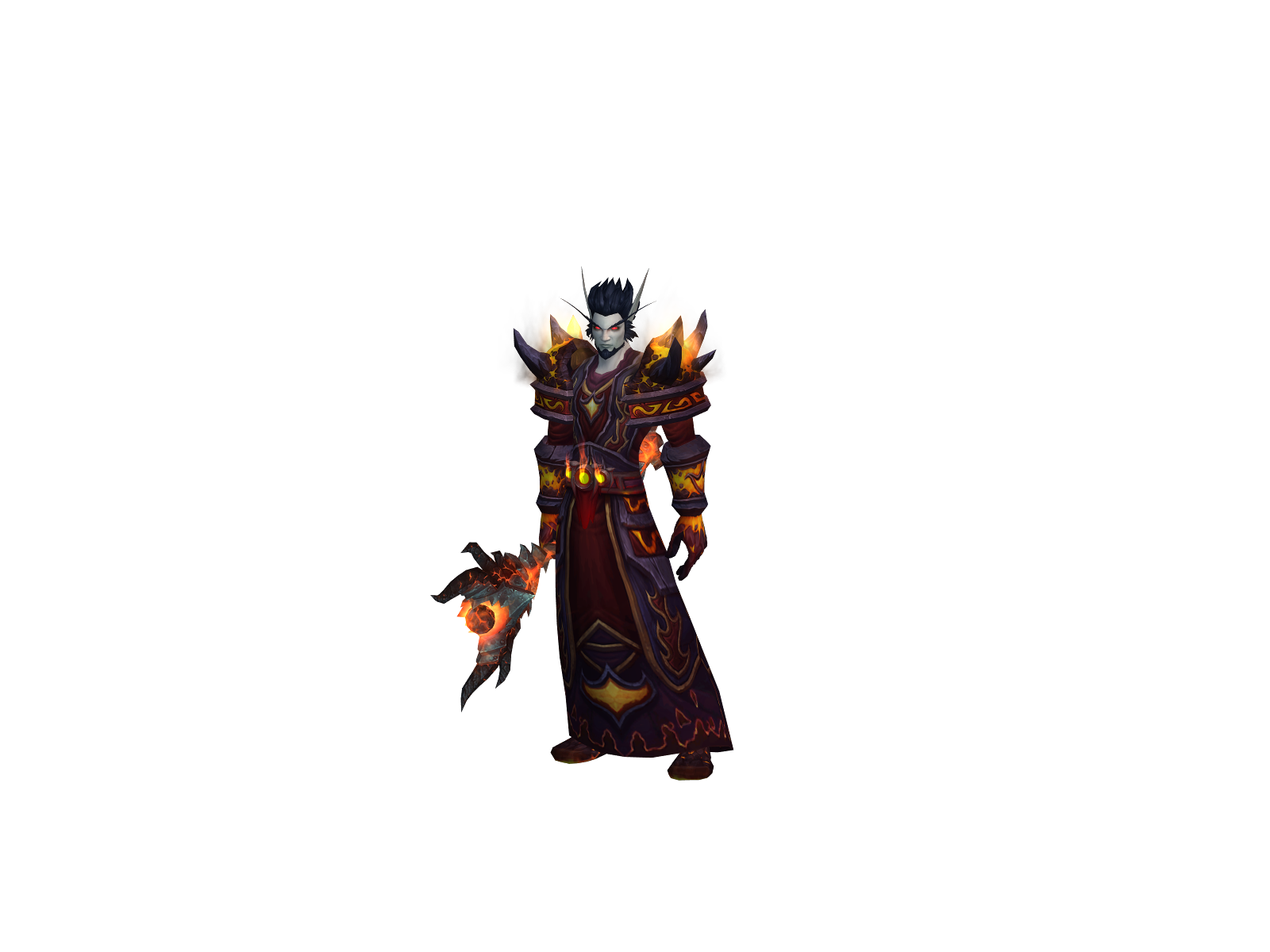 Combustión 3D character render