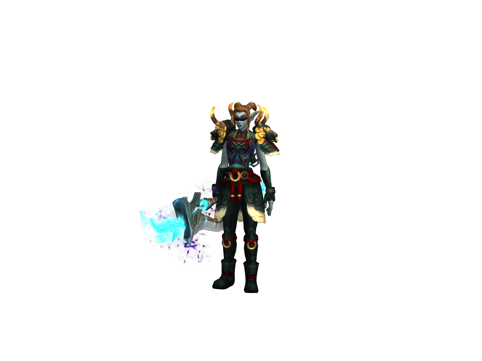 Statue 3D character render