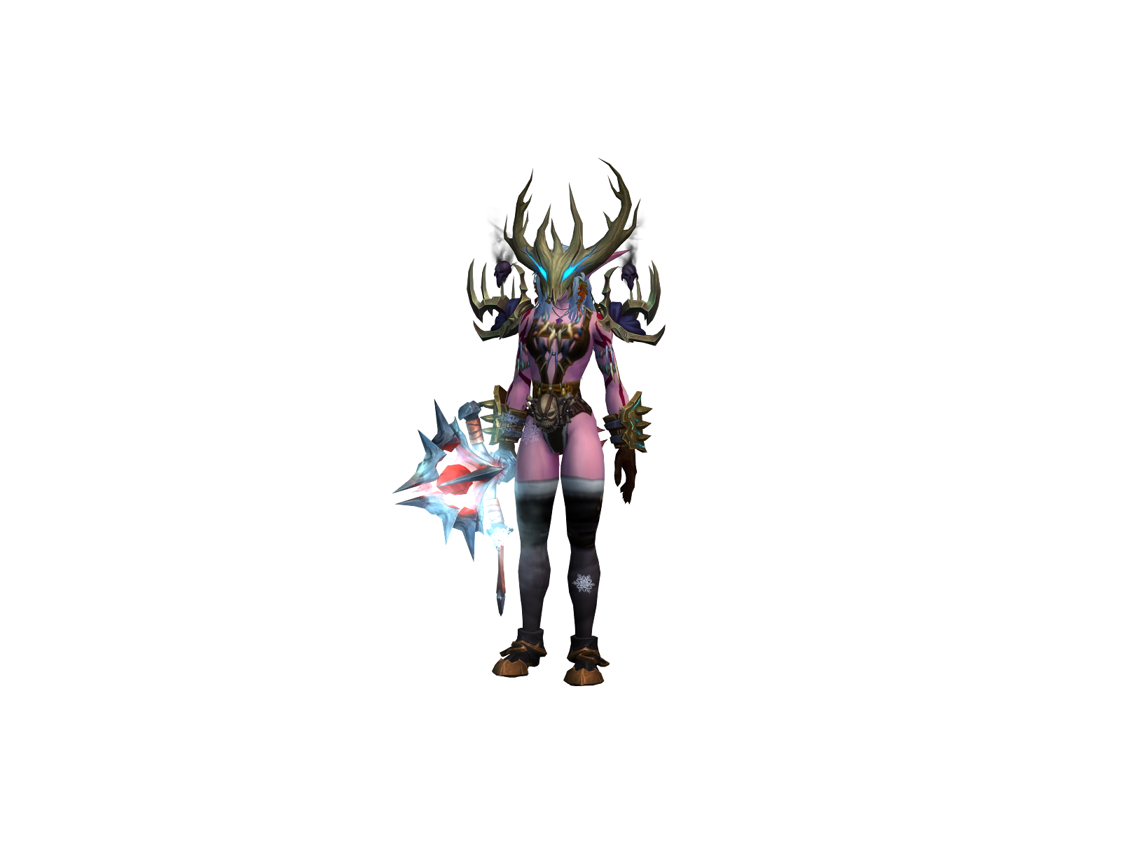 Anastra 3D character render