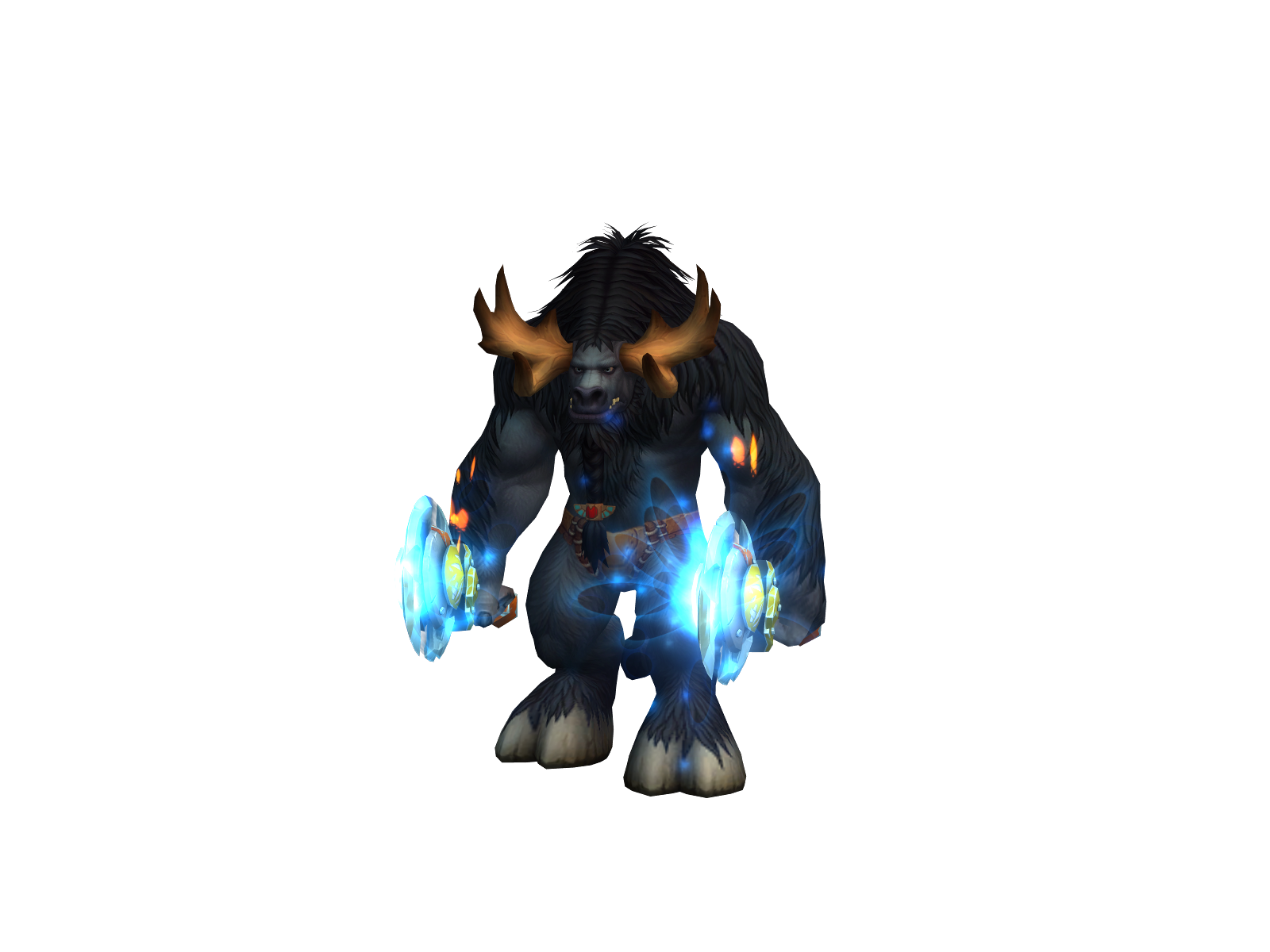 Shamaholic 3D character render