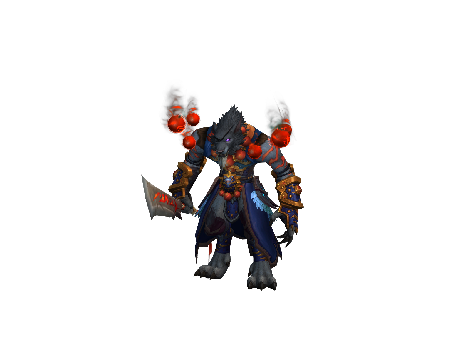 Hound 3D character render
