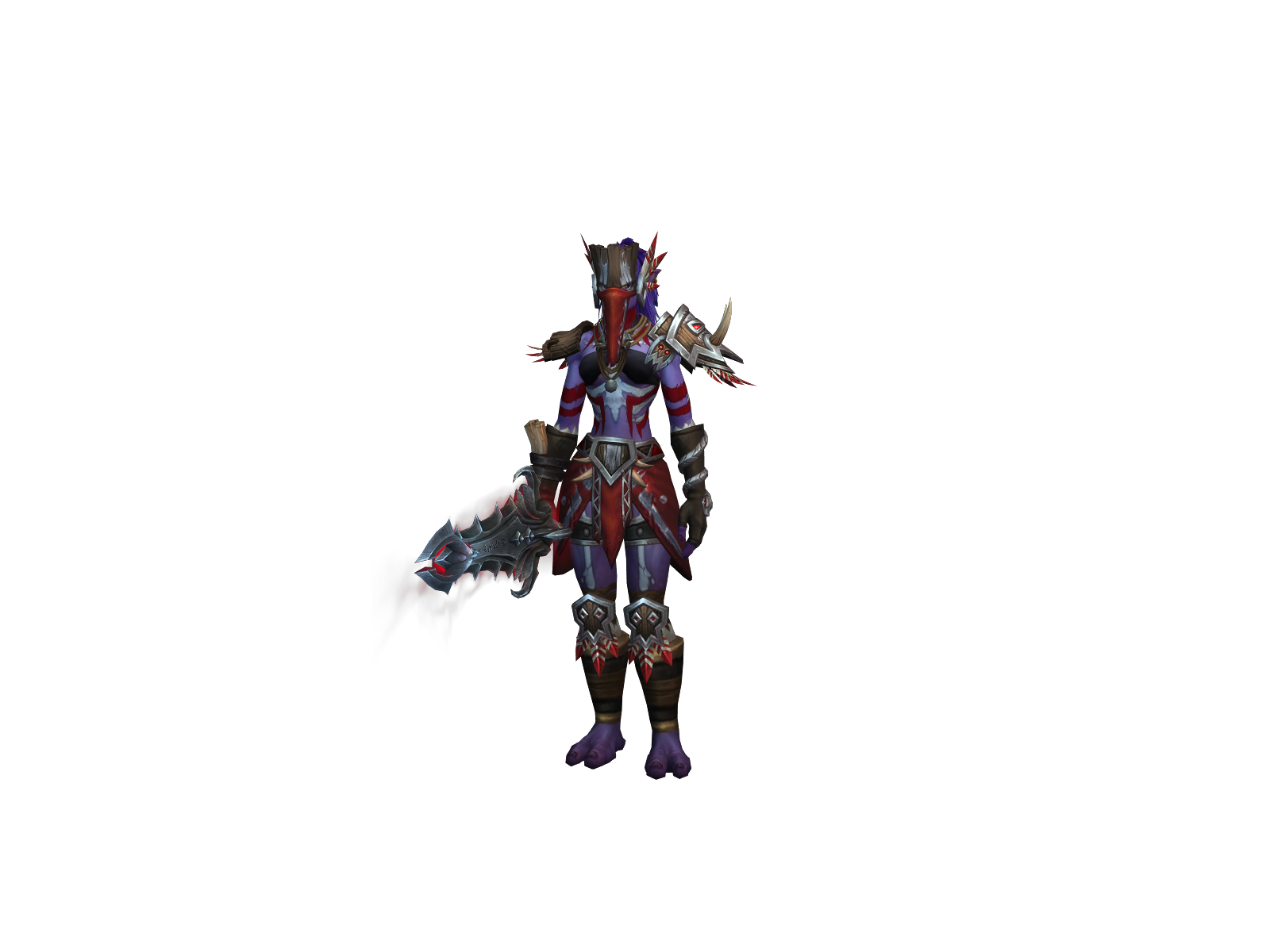 Kieftusk 3D character render