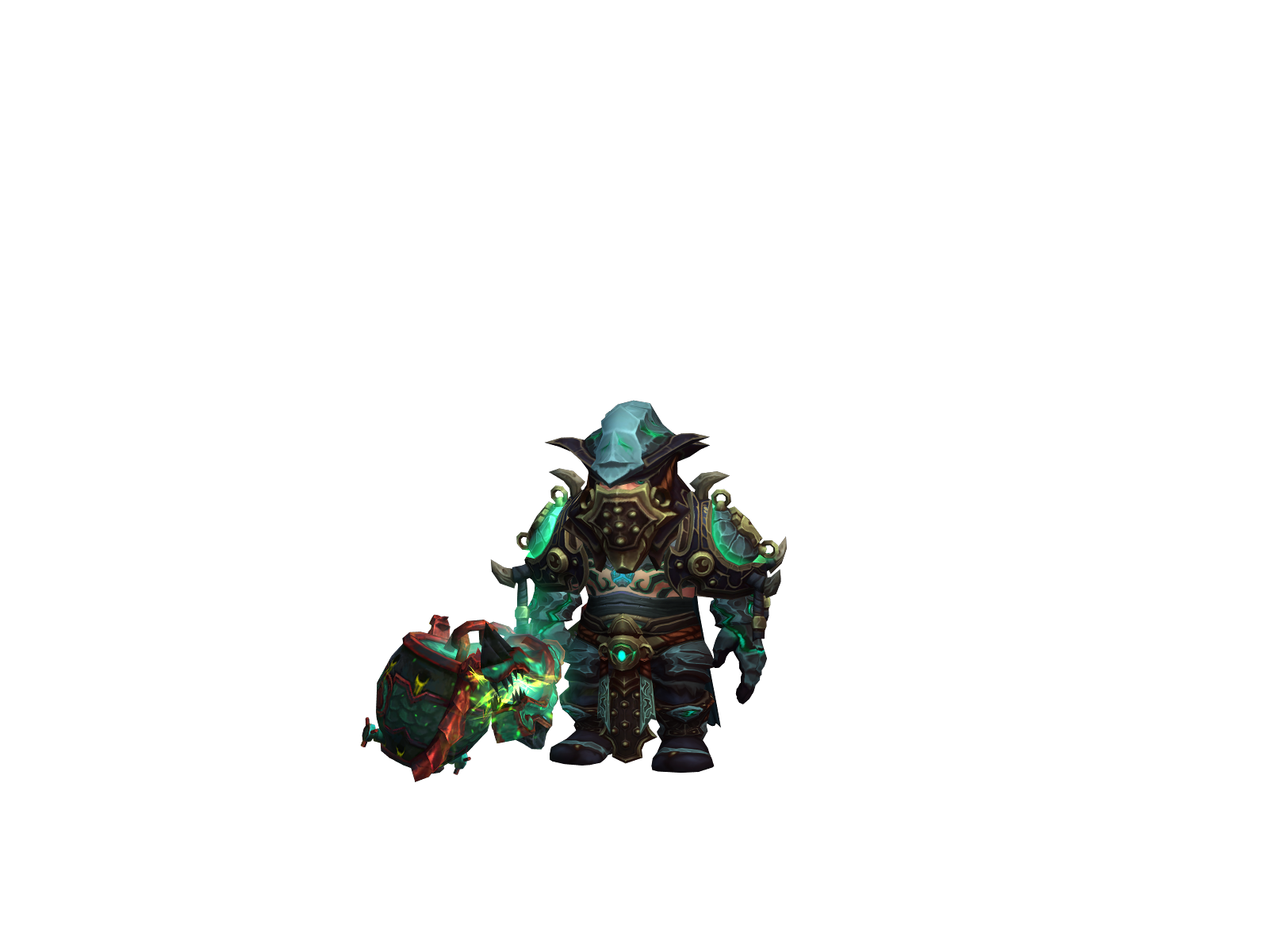 Pacqman 3D character render