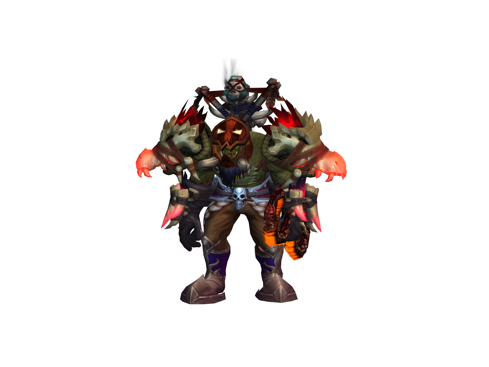 Infamousorc 3D character render