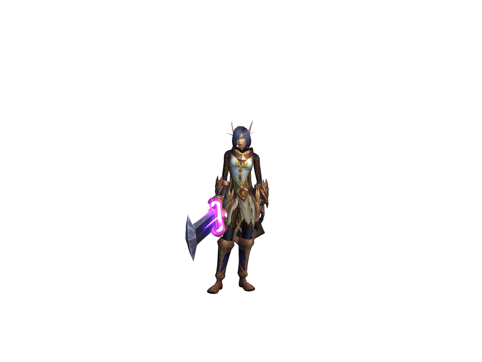 Audris 3D character render