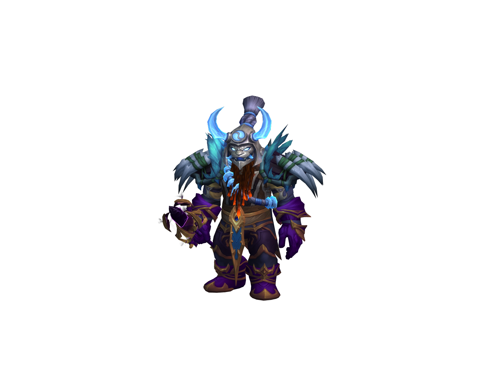 Darkmonk 3D character render