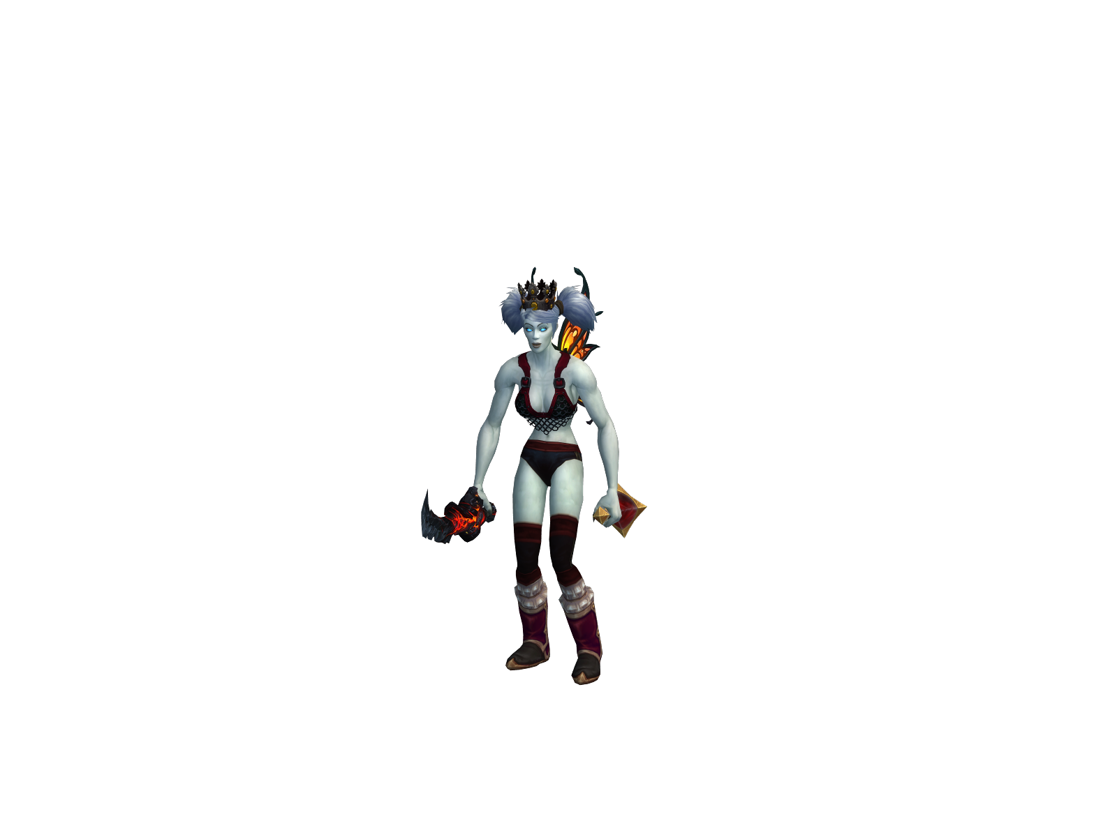 Megahottie 3D character render