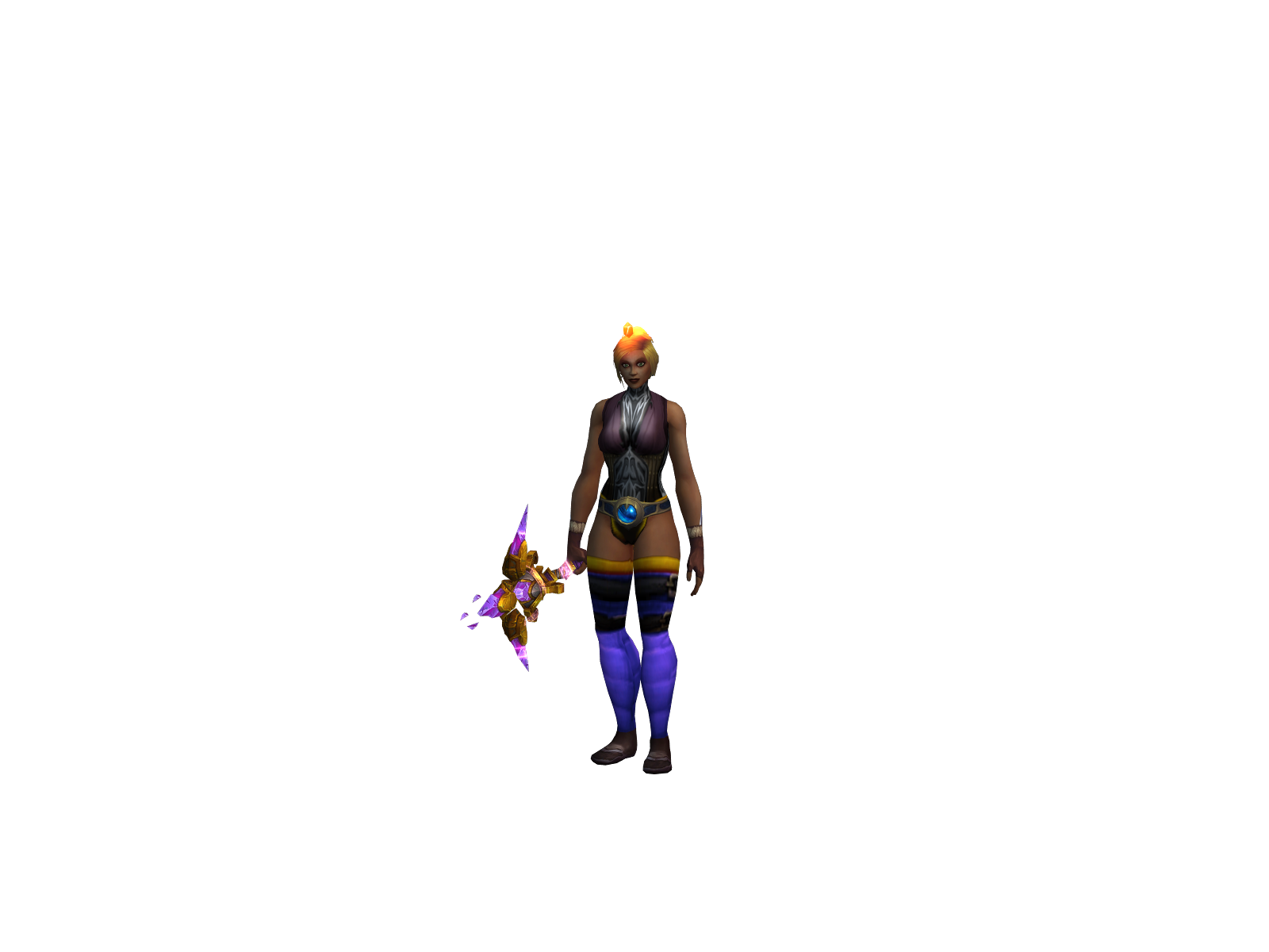 Semäj 3D character render