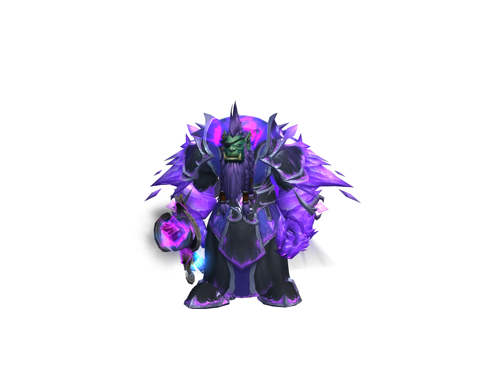 Orkyblinks 3D character render