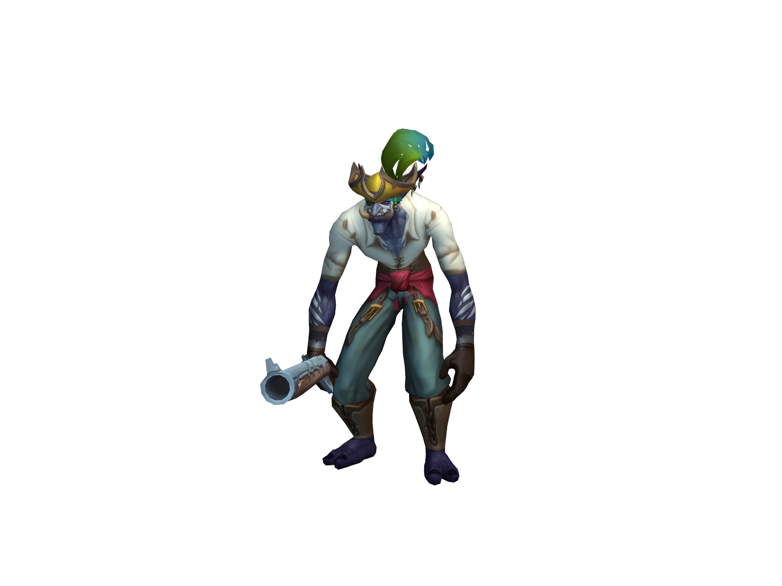 Bwonpewdi 3D character render