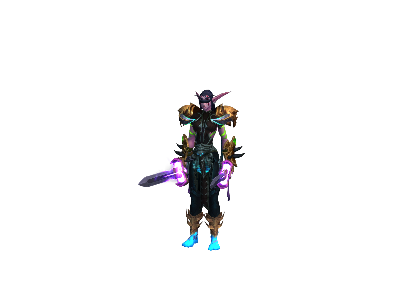 Fyounk 3D character render