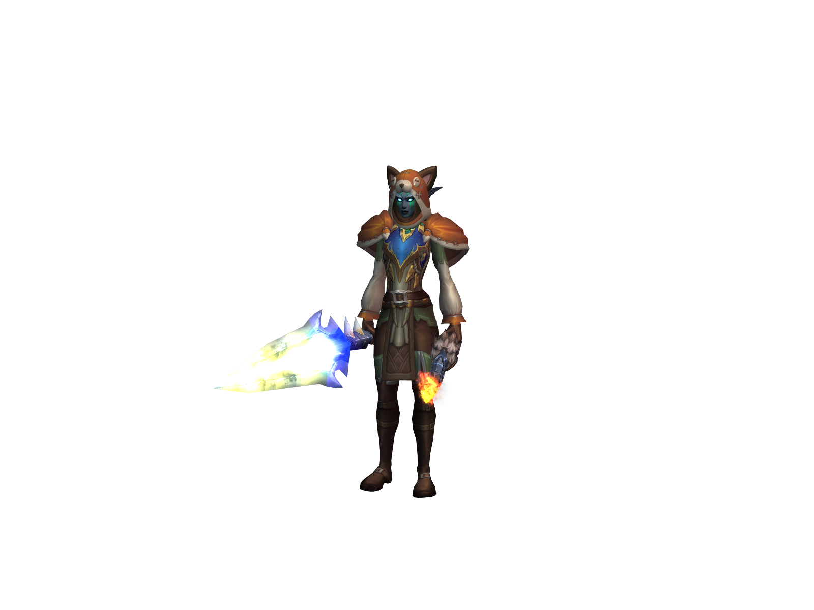 Fox 3D character render