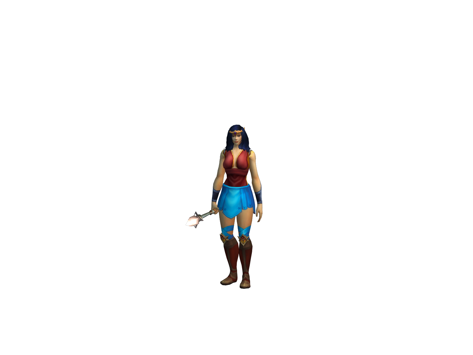 Zeref 3D character render