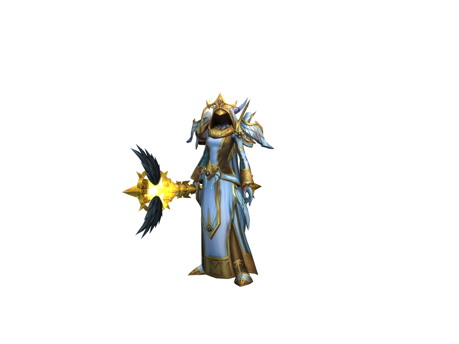 Preachbottom 3D character render
