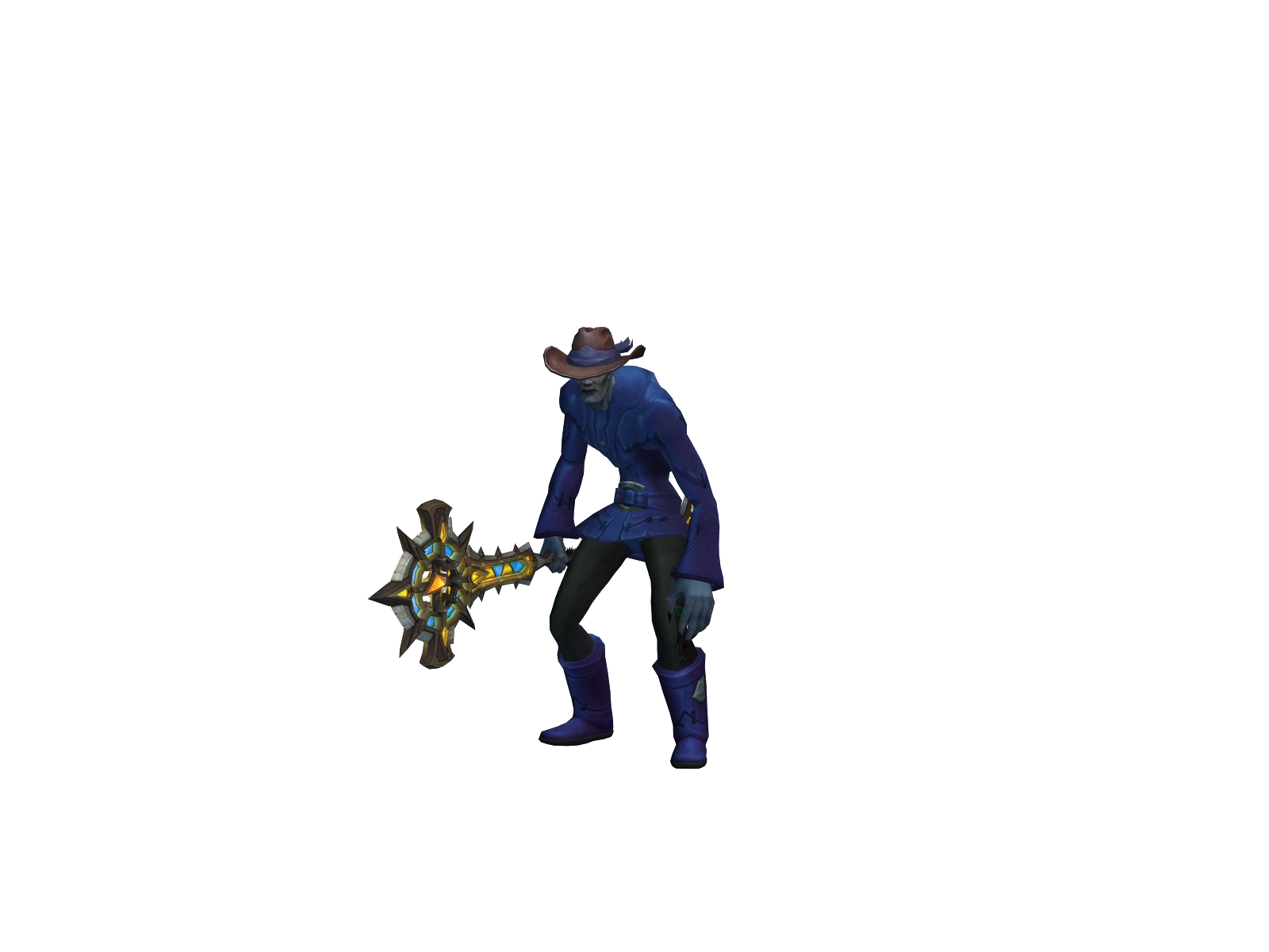 Ipriest 3D character render