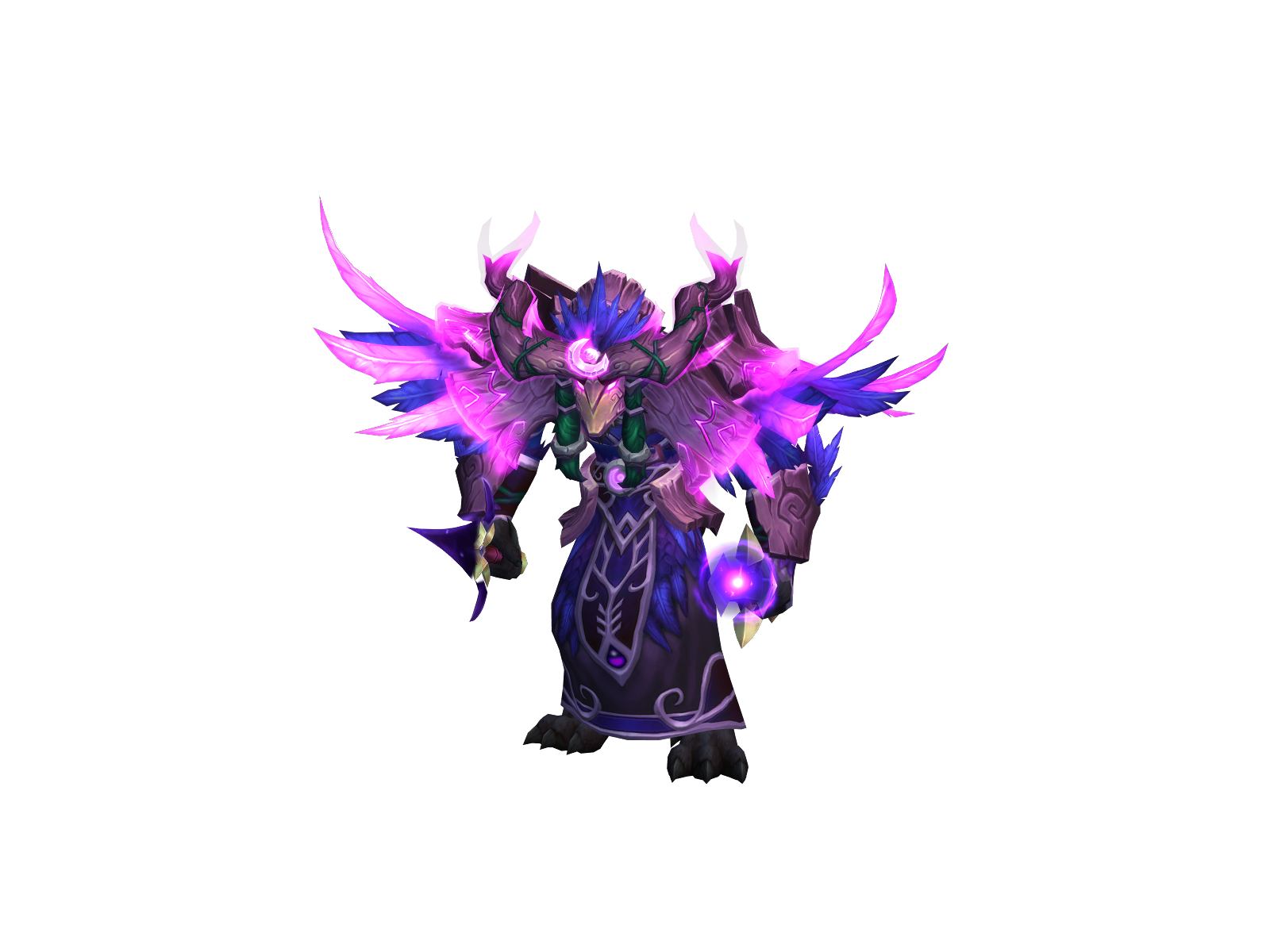 Tgbird 3D character render