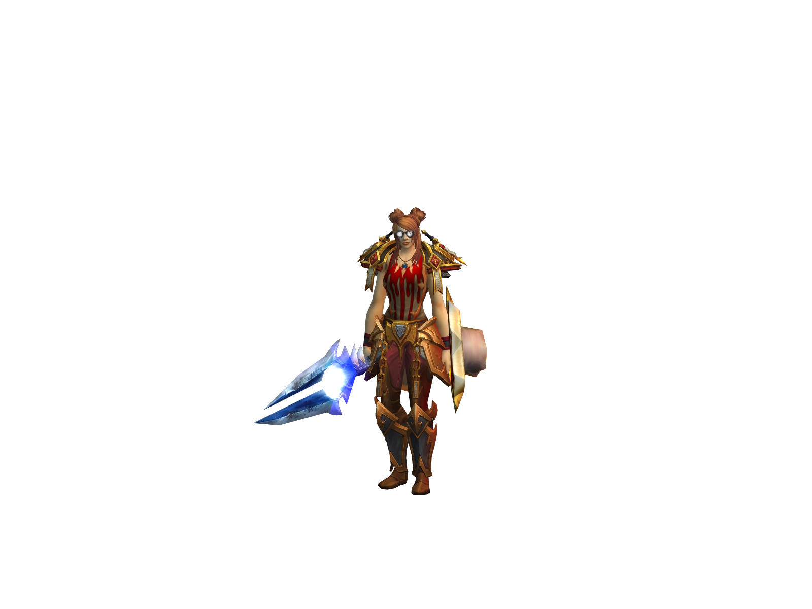 Evielse 3D character render