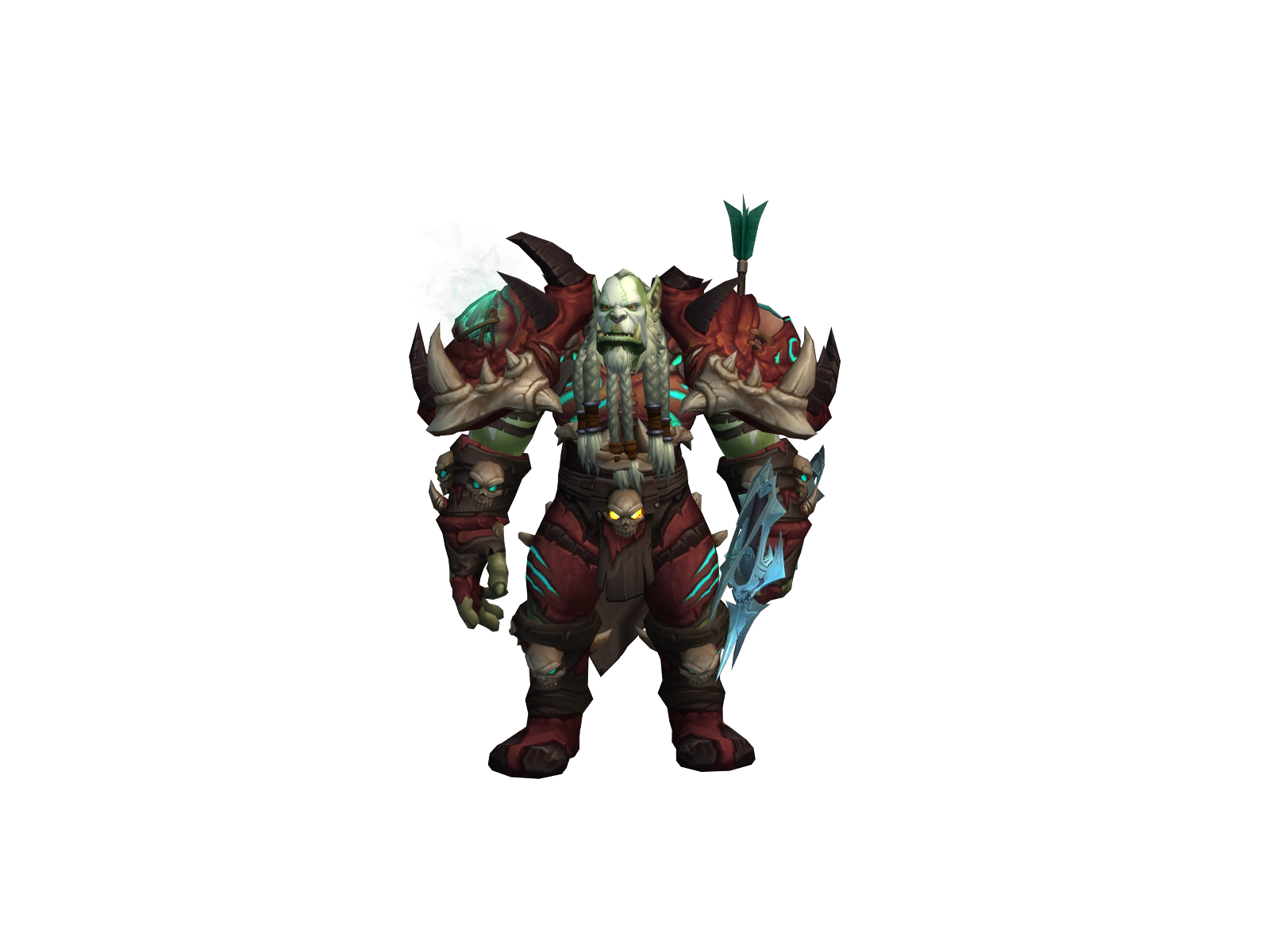 Nevarook 3D character render