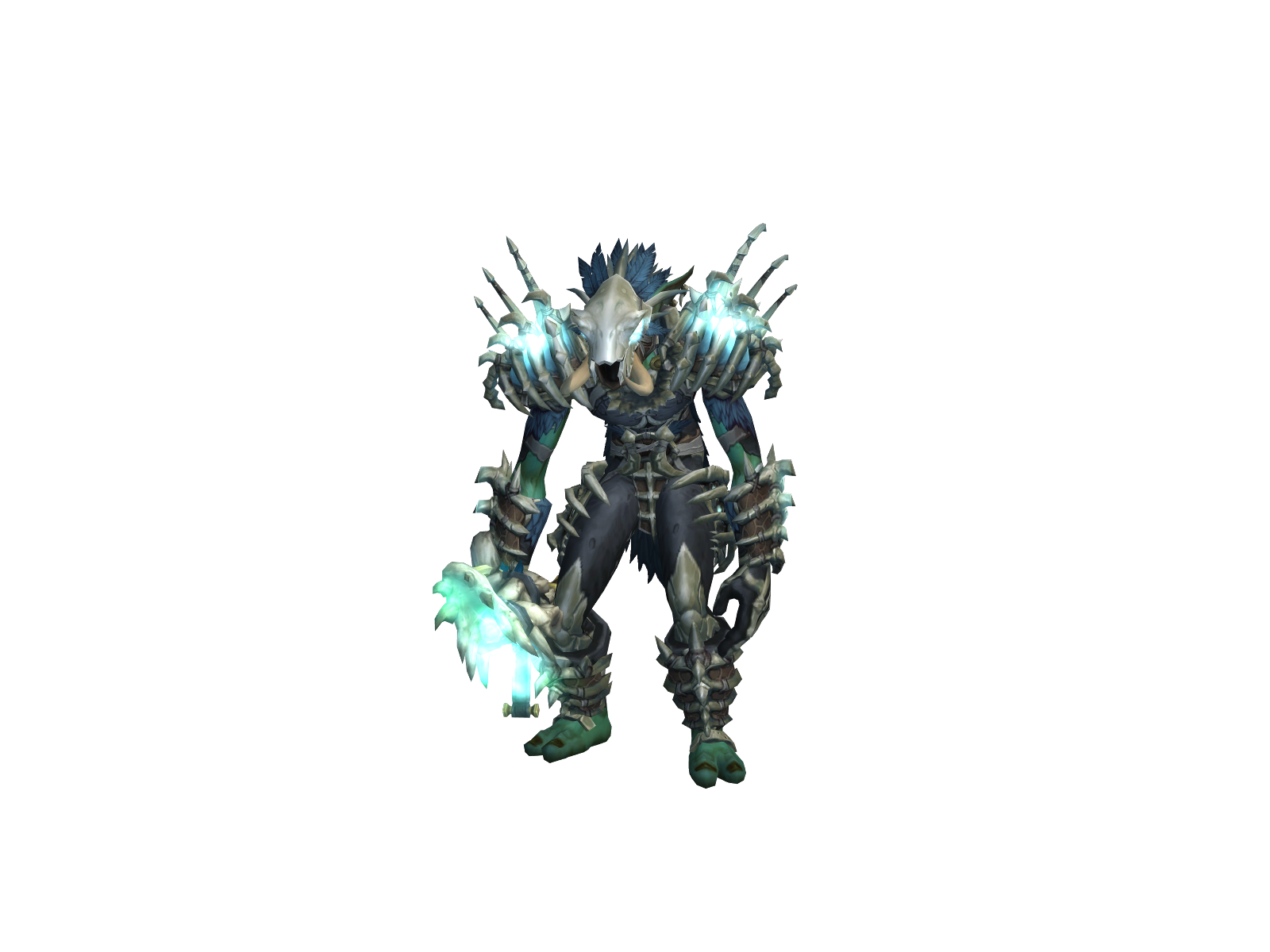 Scarfaceclaw 3D character render