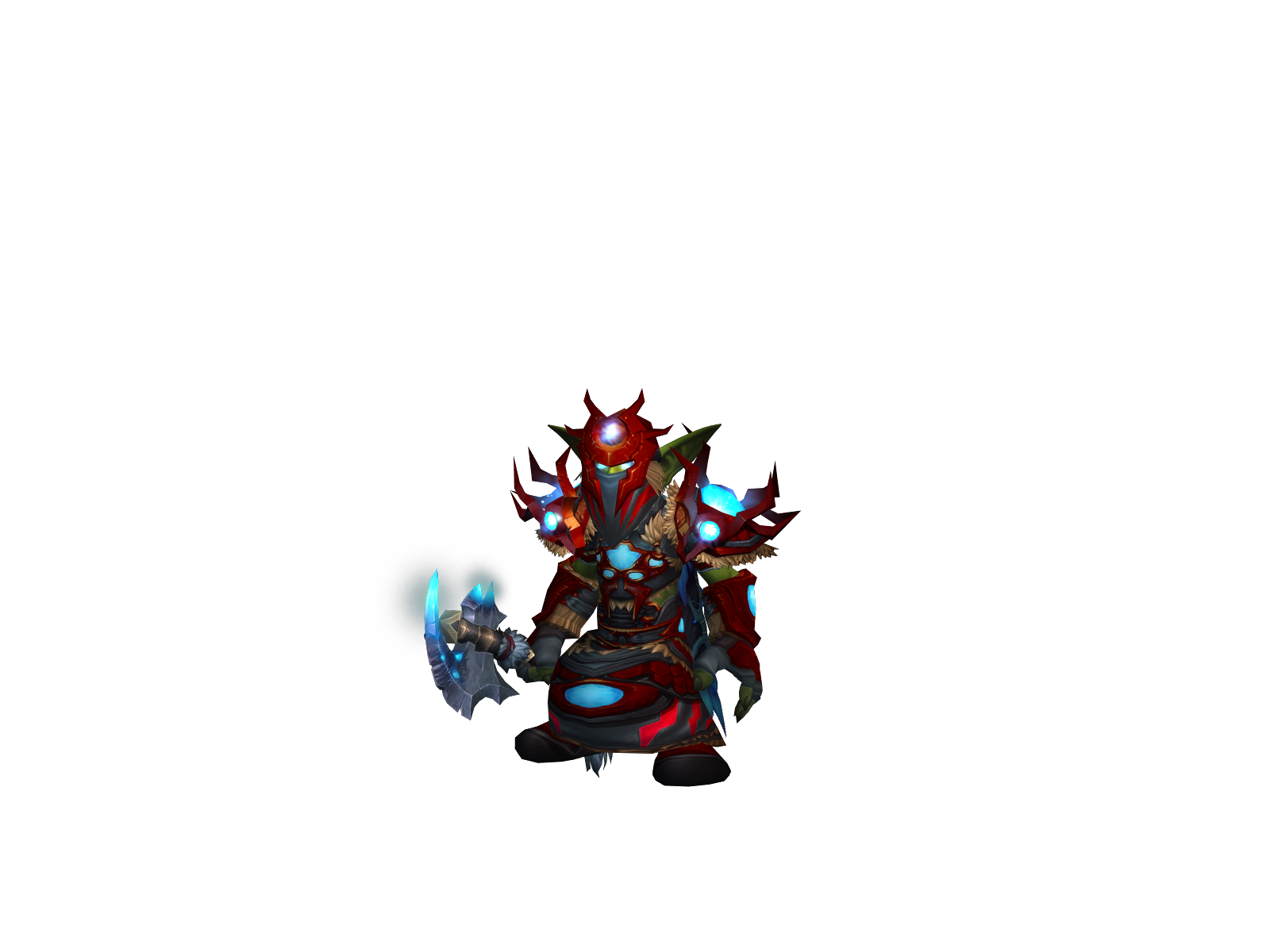Hexx 3D character render
