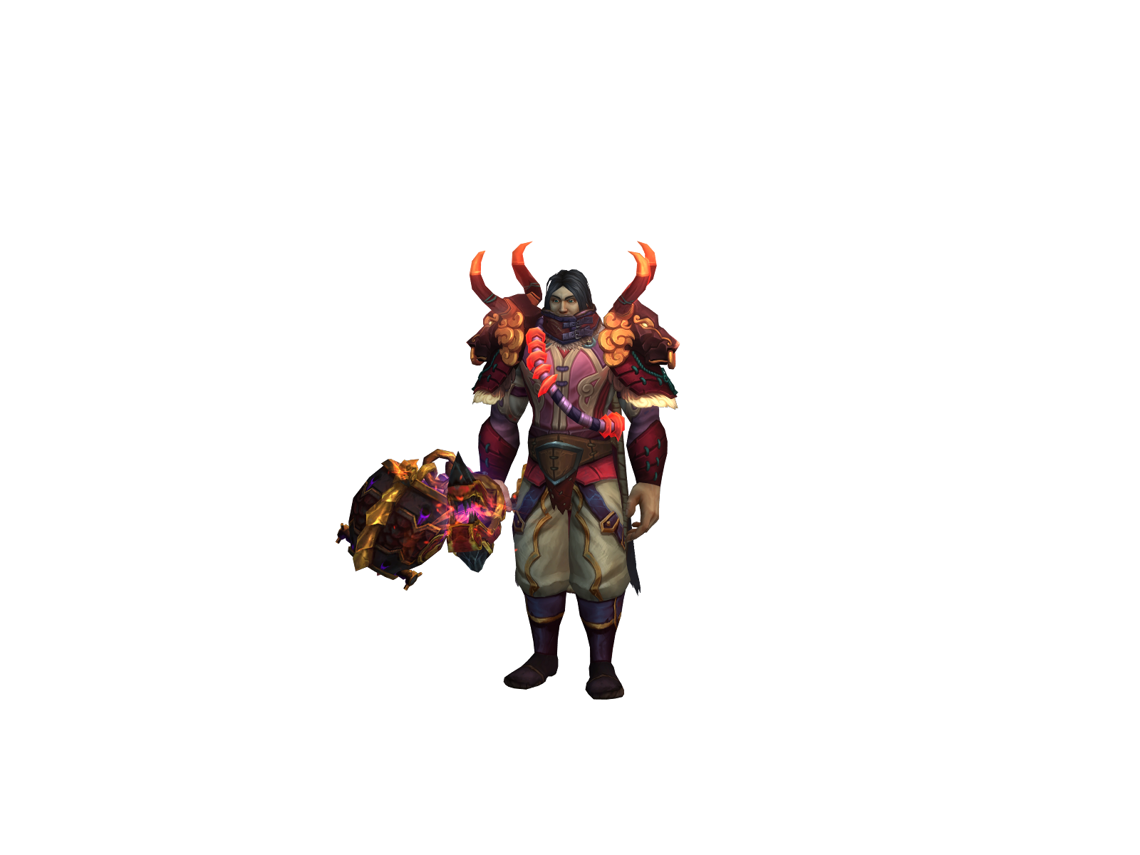 Rewrain 3D character render