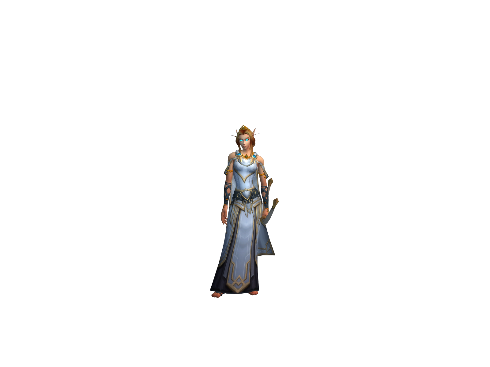 Niessa 3D character render