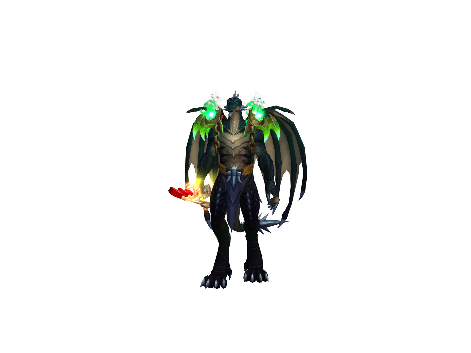 Umbrasyl 3D character render