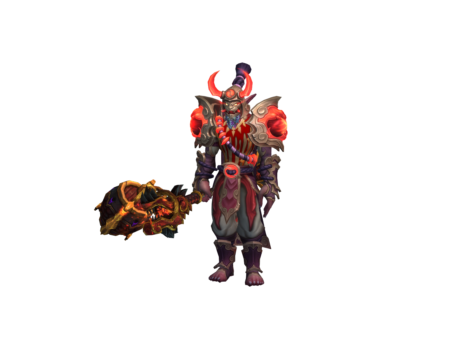 Monknorris 3D character render