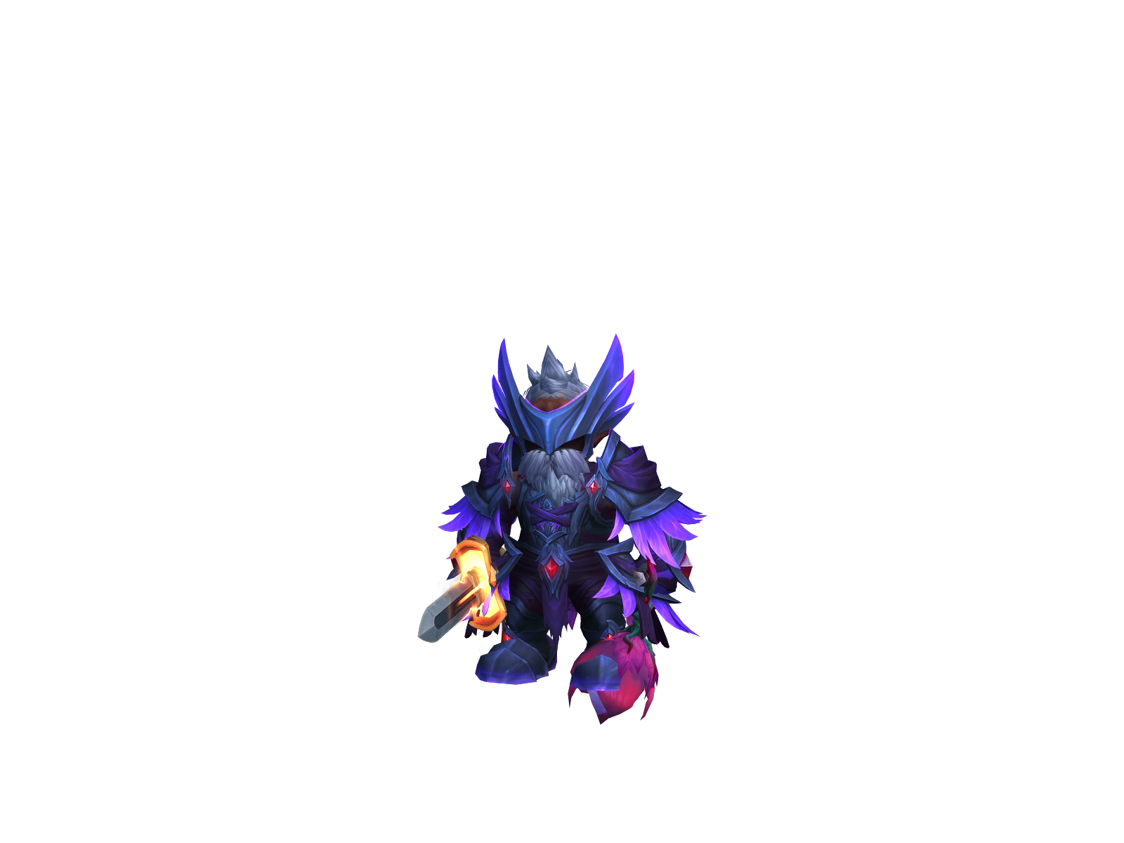 Darkmagevivi 3D character render