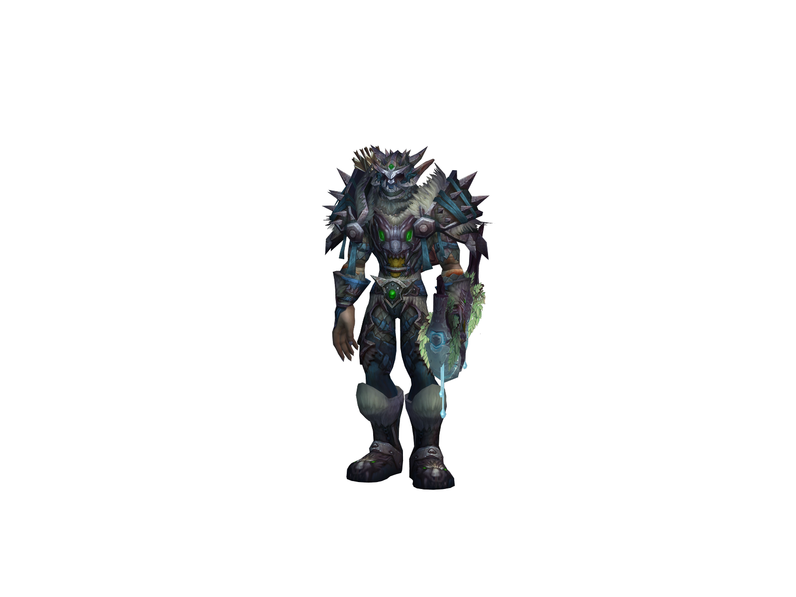 Kaloh 3D character render