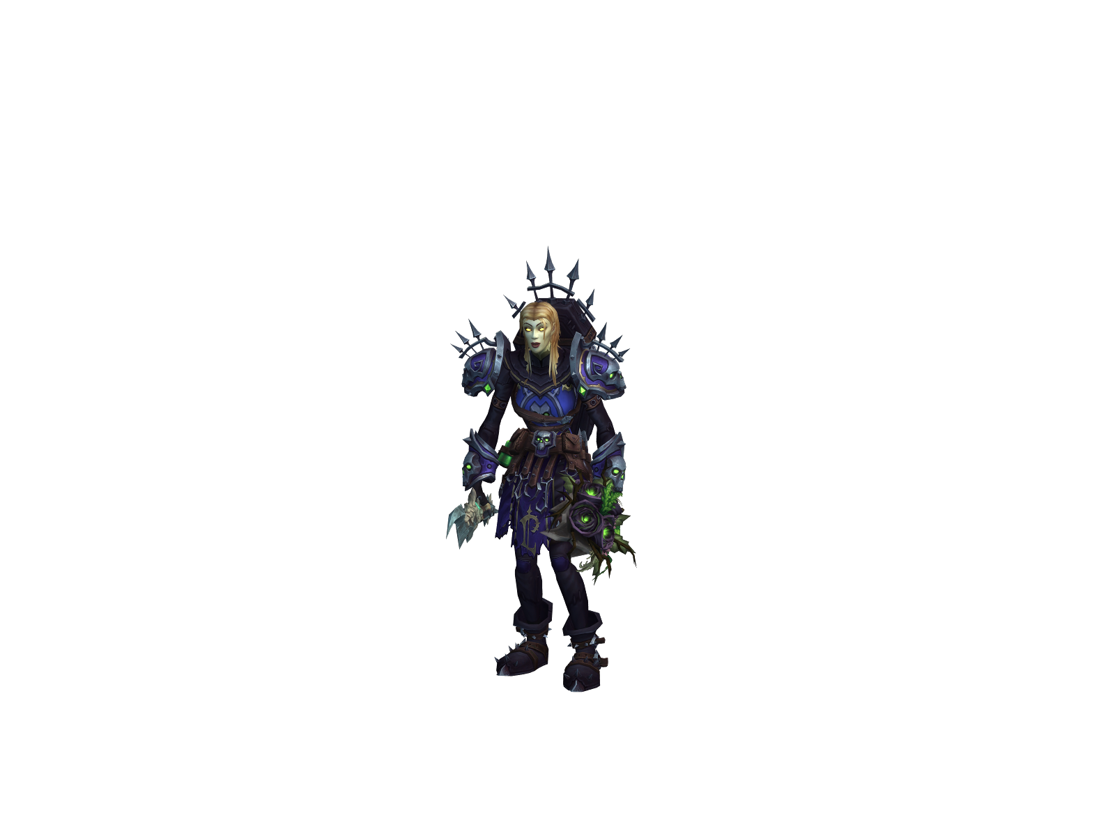 Auntiegrimm 3D character render