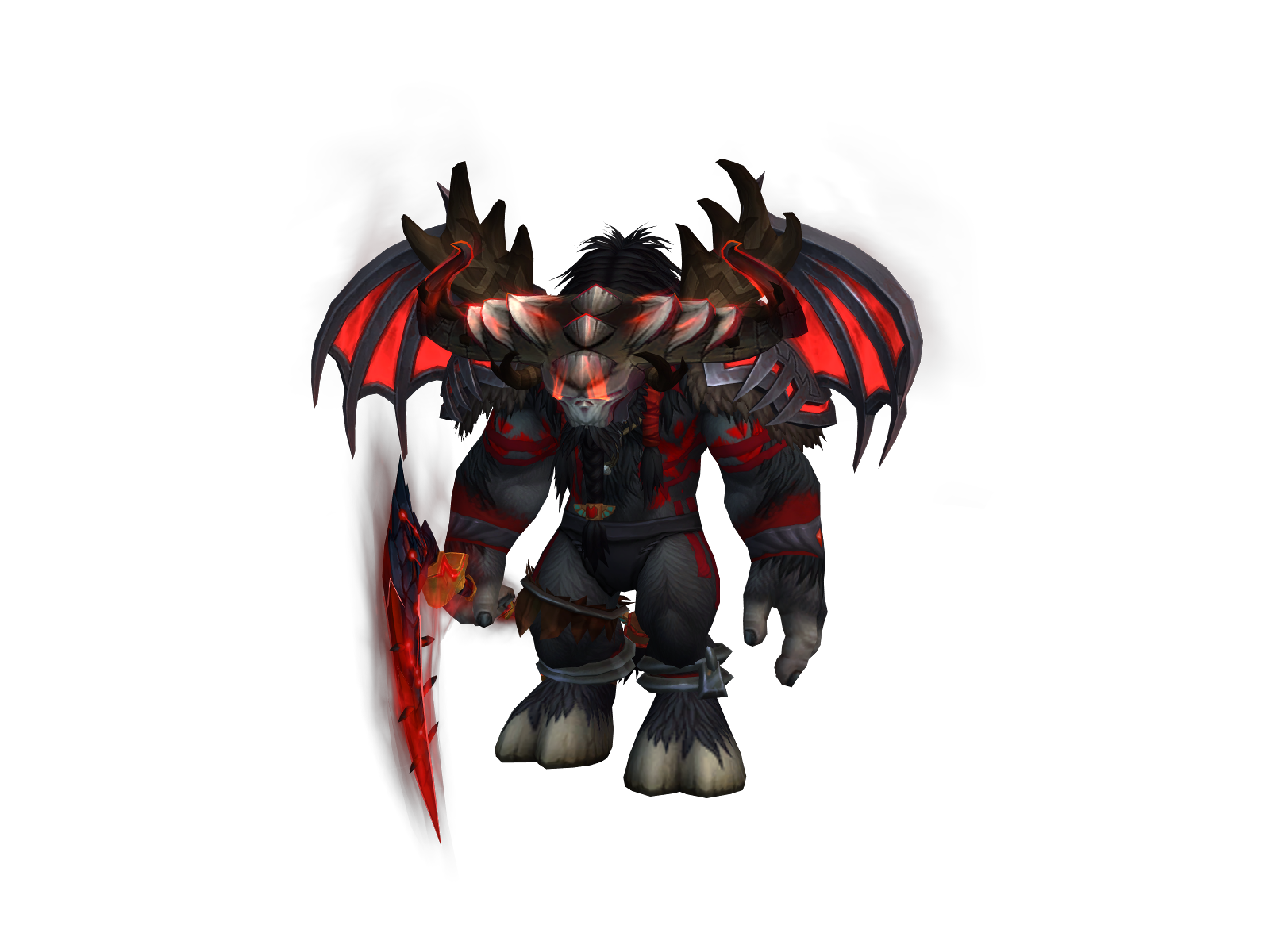 Corruptions 3D character render