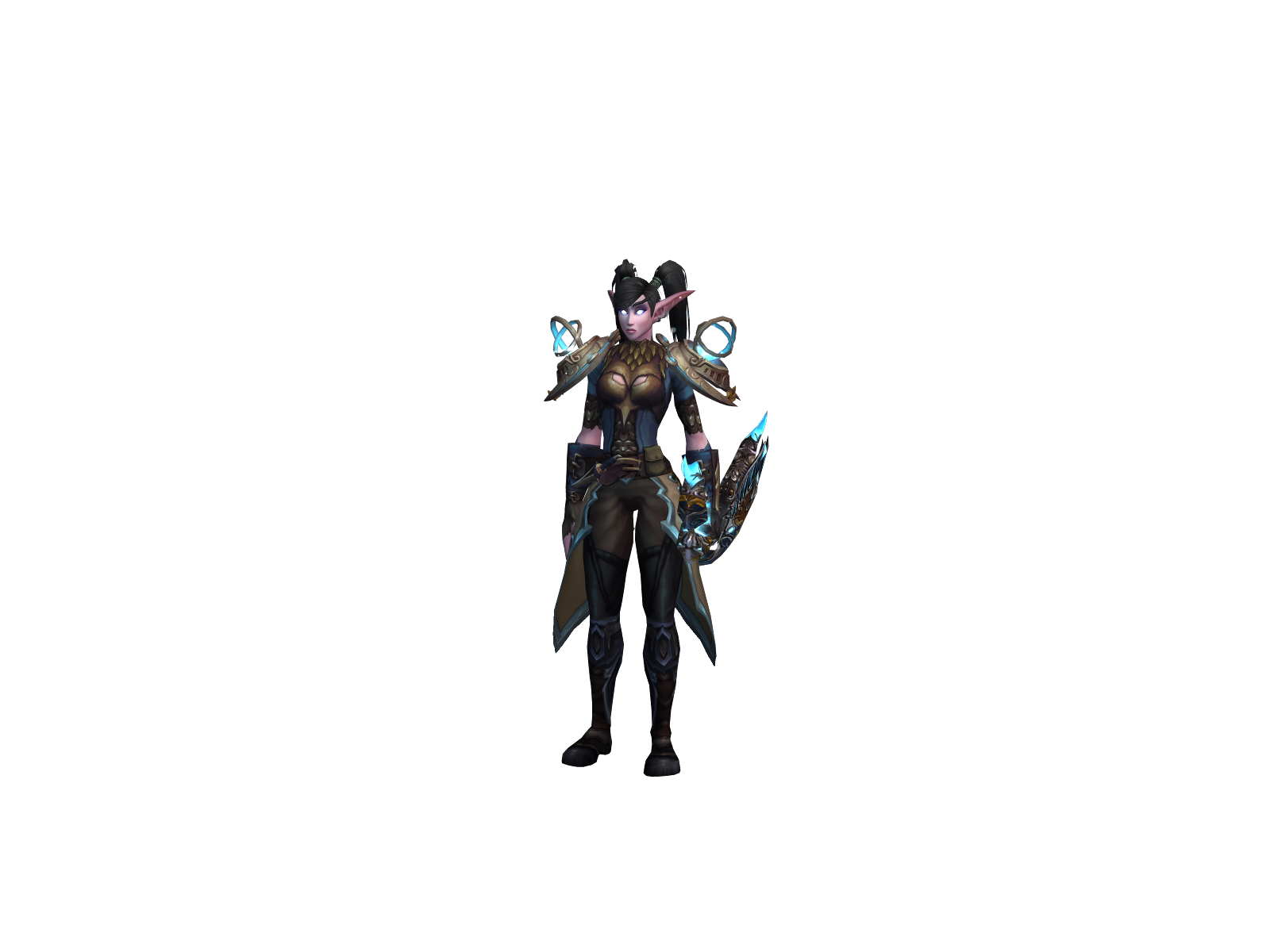 Apríle 3D character render