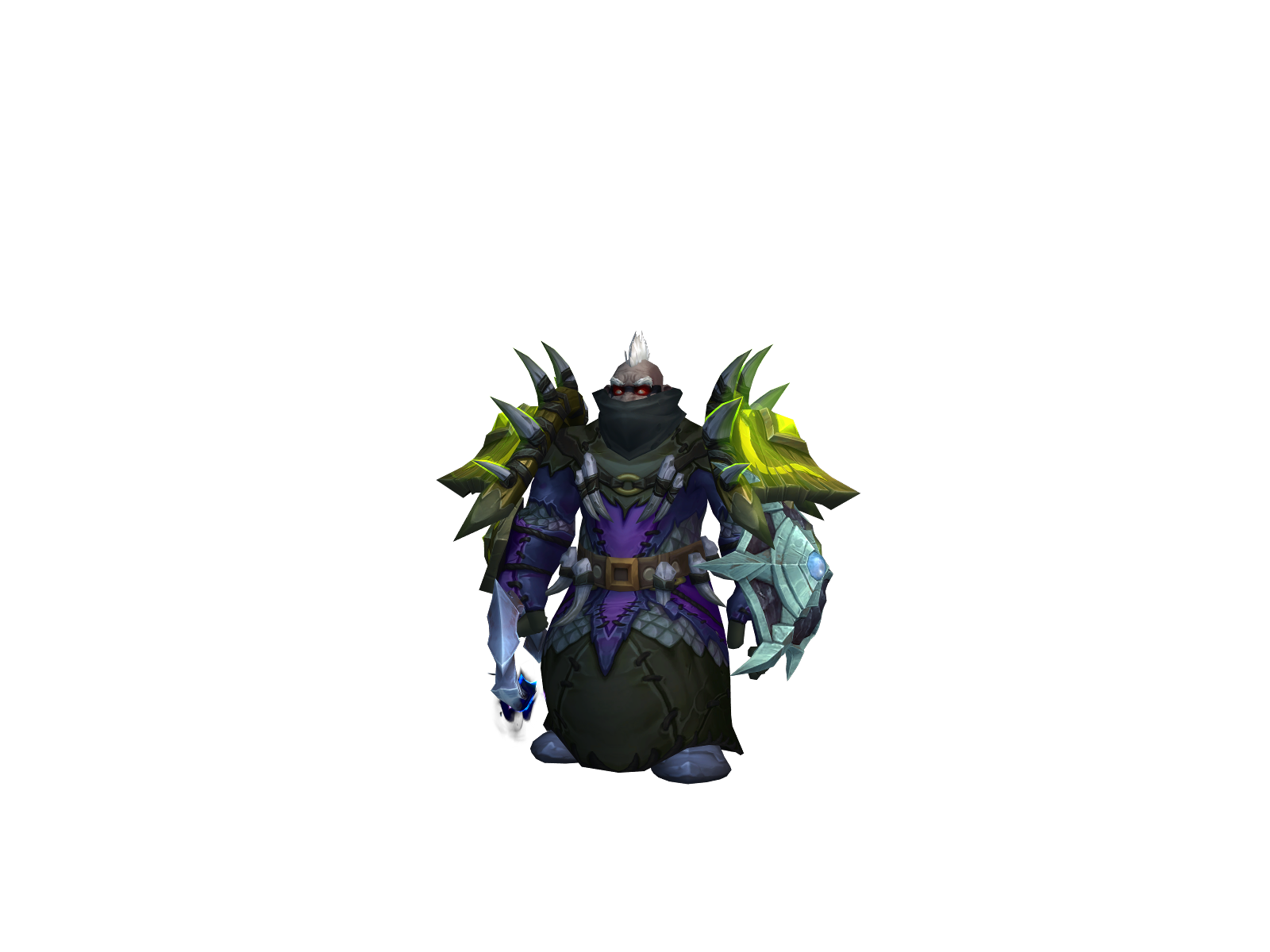 Bluiron 3D character render