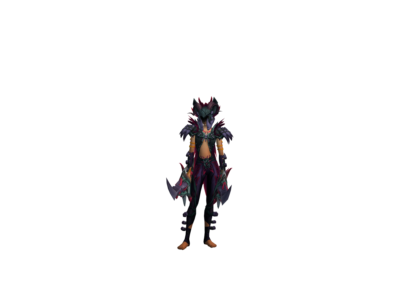 Sinèstrá 3D character render