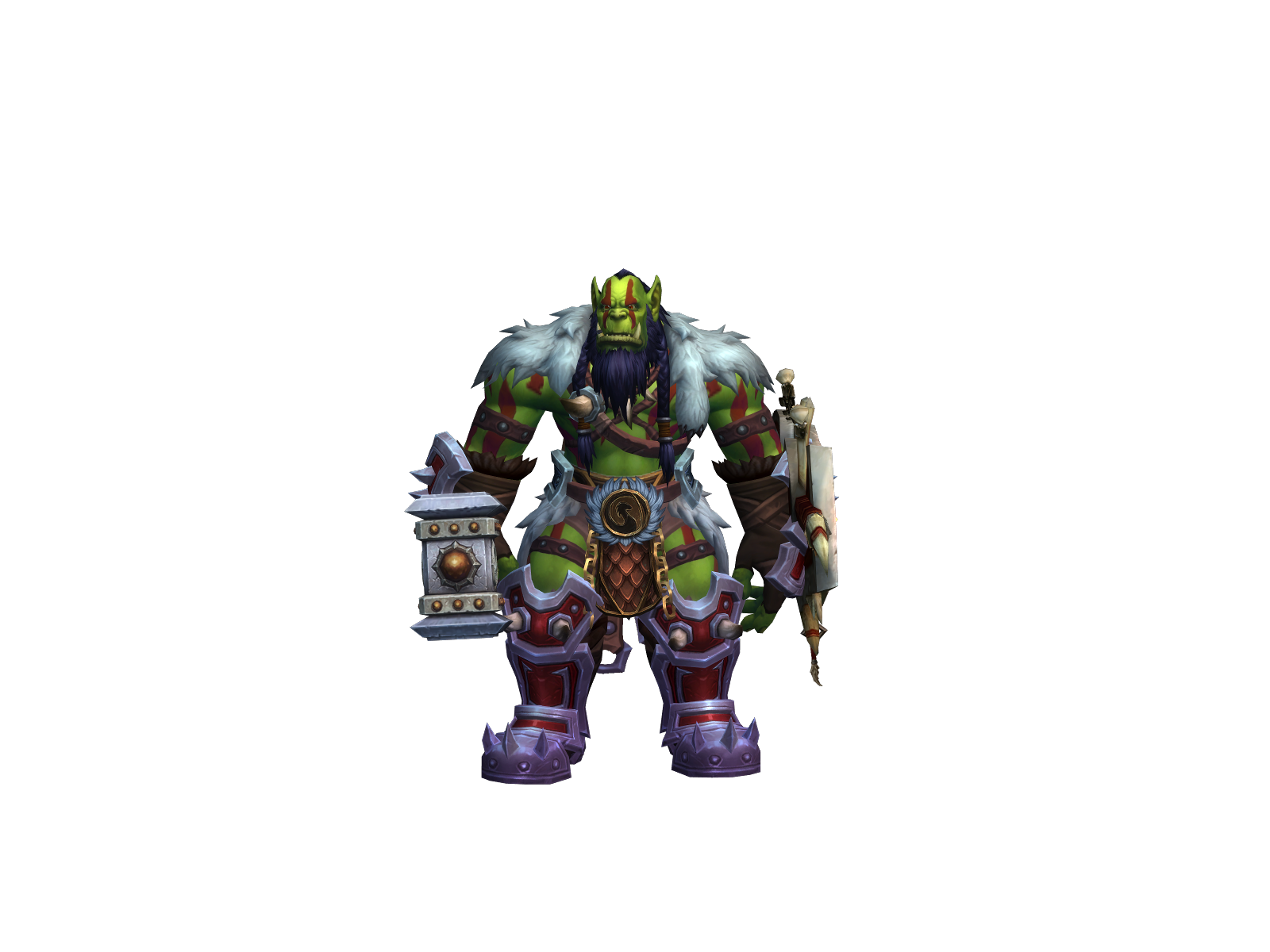 Frankenshock 3D character render