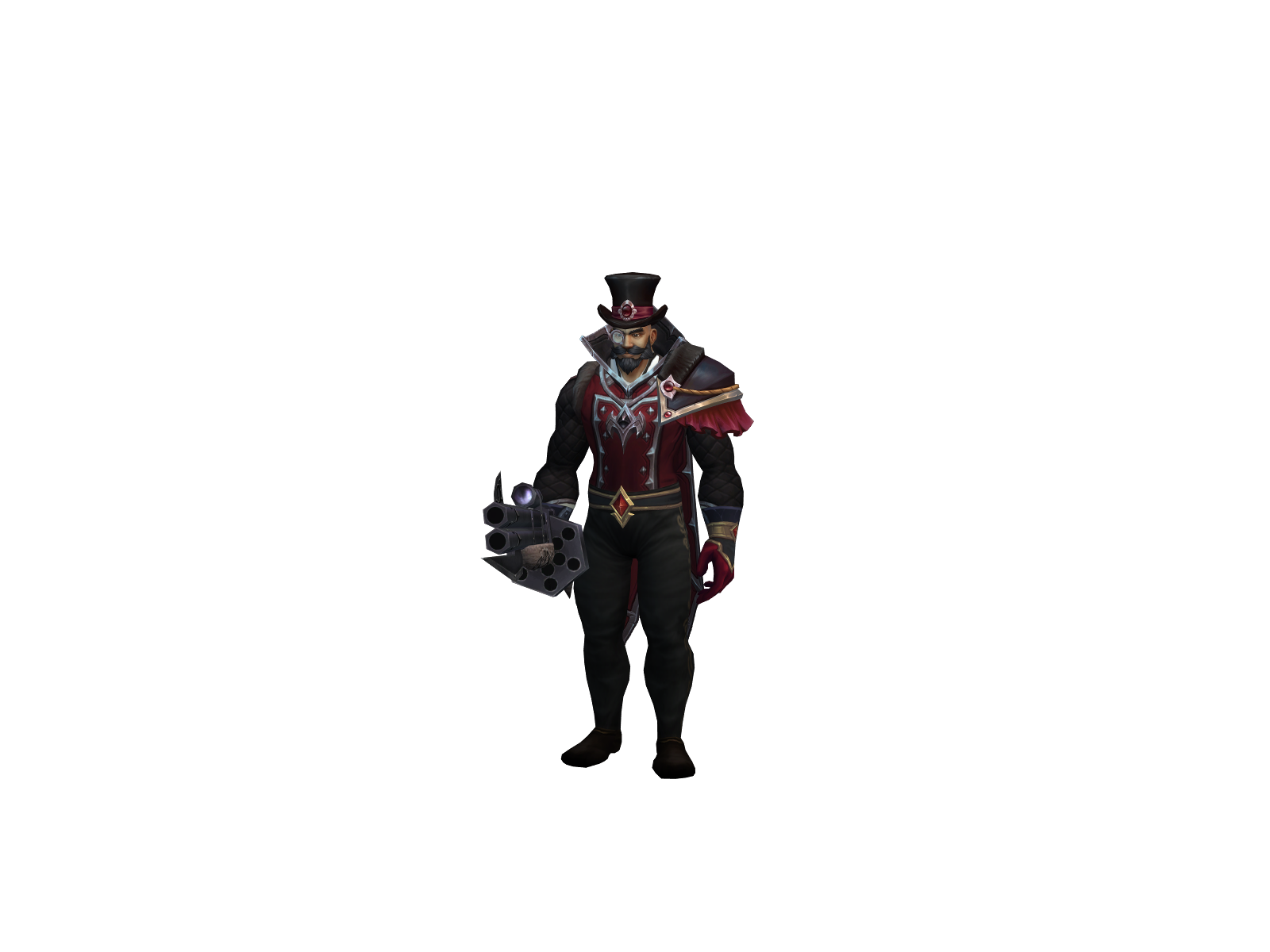 Comborack 3D character render
