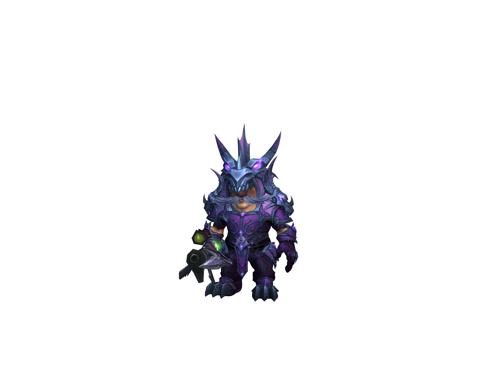 Hawny 3D character render