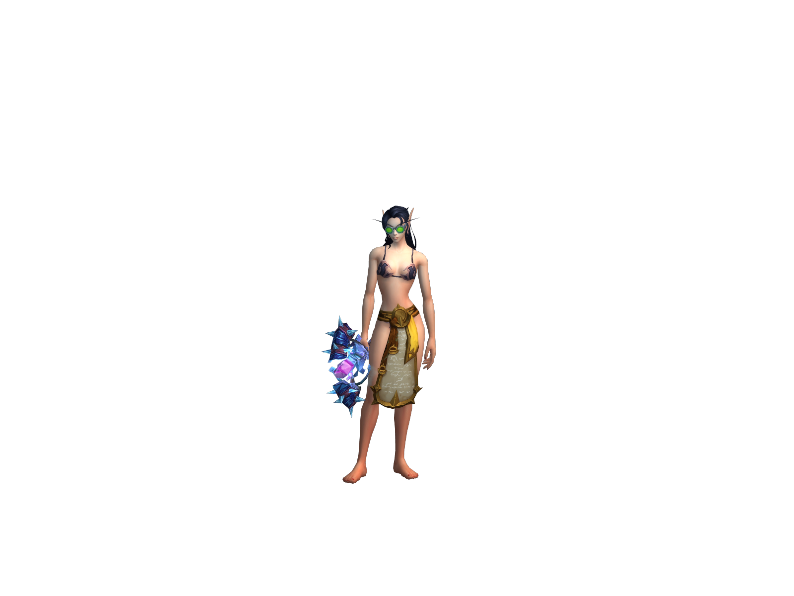 Oscurian 3D character render