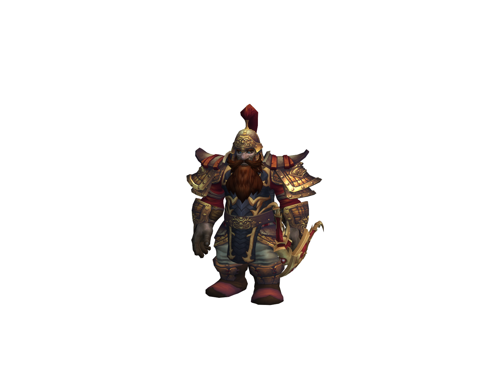 Dwarfboss 3D character render