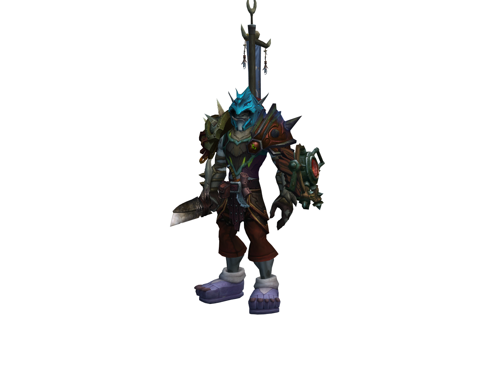 Rollodomo 3D character render